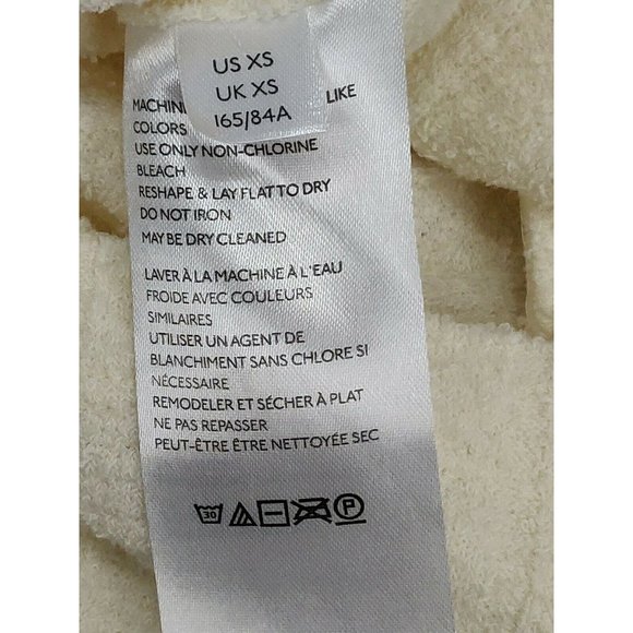 Free People Womens Sweater XSmall Ivory Oliver - Picture 14 of 15